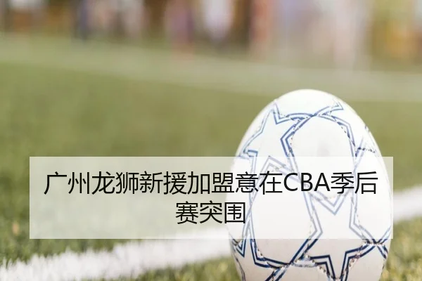 广州龙狮新援加盟意在CBA季后赛突围